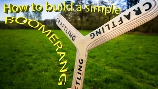 Craftling: Simple Boomerang made with hand tools