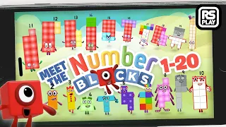 Meet Numberblocks 1 to 10 , 11, 12, 13, 14, 15, 16, 17, 18, 19, 20! & Count NumberBlobs!