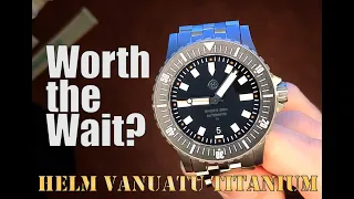 HELM VANUATU  Ti -  One of the best titanium dive watches for only $350