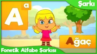 FONETİK ALFABE TÜRKÇE 👂🏼👱🏻ABC Alfabe Çocuk Şarkısı Okul Öncesi