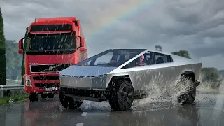 Realistic Hydroplane and Icy Crashes #05 | BeamNG.drive