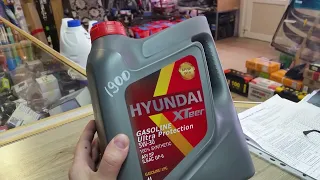 Бюджетное масло из Кореи! Hyundai Xteer Gasoline Ultra Protection 5W-30 - Подорожало уже в 10 раз