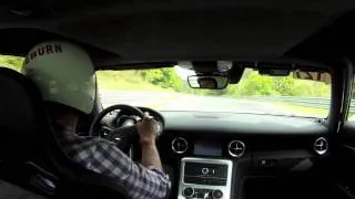 Mercedes SLS AMG on Nordschleife