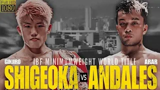 LATEST FIGHT 2024: Arar Andales(Ph) vs Gingiro Shigeoka(Japan)  | Sana Makabawi ang Pinoy sa Japan.