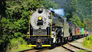 Full HD 60FPS: Reading & Northern Iron Horse Ramble with 2102 and 425 Double Header 8/13/22