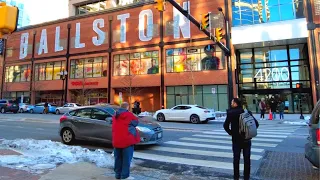 Walking Arlington, Virginia (Ballston) | January 2022 | I almost got frostbite so please watch this!