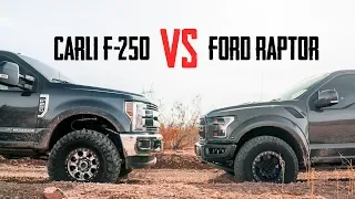 Carli Suspension F-250 VS Ford Raptor | Which Is Better In The Dirt?