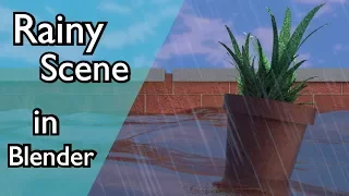 How to add Rain to ANY Scene in Blender (Easy)