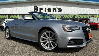 BRIANS AUTO CENTER: 2015 Audi A5 Cabriolet Quattro 2.0T Premium Plus