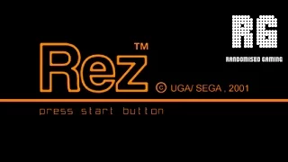 Rez - Sega Dreamcast - Intro and full gameplay stages 1 & 2 in VGA [HD 1080p 60fps]