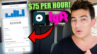 How to Make $75 Per Hour As As Uber & Lyft Driver