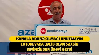 Son Dəqiqə! Lotereyada Qalib Olan Şəxsin Sevincdən Ürəyi Getdi - xeber