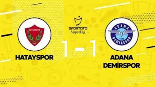 Hatayspor 1-1 Adanademir maç özeti izle full Türübünçekimi#hatayspor#adanademirspor