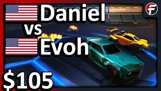 Daniel vs Evoh | $105 Rocket League 1v1 Showmatch