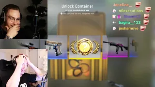 ohnepixel reacts to sparkle's insanely lucky 1000 case opening