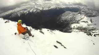 Split Boarding Farnham Glacier Sept 26, 2013