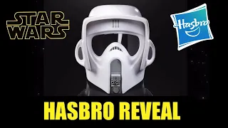 REVEAL.Star Wars The Black Series Scout Trooper Helmet ROTJ