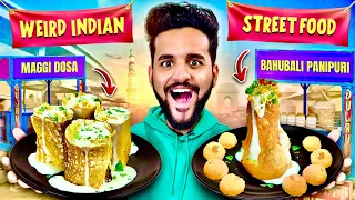 I Tried India’s Most Weird Street Food 😱 *MAGGI DOSA*