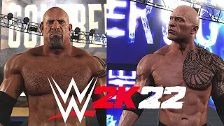 WWE 2K22 Gameplay | Goldberg vs The Rock