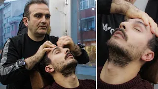 TURKISH VERY EFFECTIVE HARD MASSAGE | ASMR BARBER MASSAGE