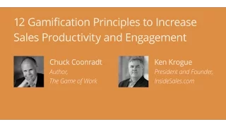 12 Gamification Principles to Increase Sales Productivity and Engagement