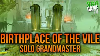 SOLO Grandmaster Birthplace of the Vile - FIRST SOLO GM EVER!! - Solar Warlock - Console - Destiny 2
