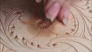 MZ2 SOZO Leathercraft leather carving stamps demonstration