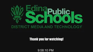 Edina Public Schools: December 12th School Board Meeting