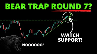 BEAR TRAP ROUND 7? Watch Support! (SPY QQQ DIA IWM ARKK BTC)