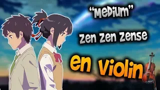 Kimi no na wa - Zen Zen Zense en Violín|How to Play,Tutorial,Tab,sheet music,Como Tocar|Manukesman