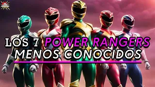 Los 7 Power Rangers que no conocías
