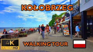 ⁴ᴷ⁶⁰ 🇵🇱 Kołobrzeg, Poland | Walking Tour (May 2024) [4K]