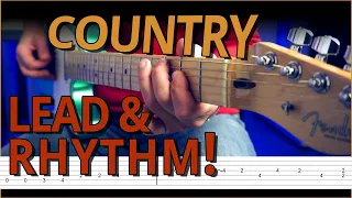 16-Bar Country Blues // Guitar Solo + Rhythm with TABS