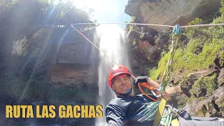 Quebrada las GACHAS y la Cascada LOS CABALLEROS | Santander 🏍️