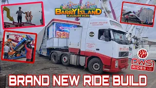 BRAND NEW RIDE BUILD AT BARRY ISLAND PLEASURE PARK 2023