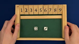 [ASMR] Using Math To Beat Shut the Box