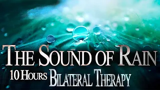 Bilateral Therapy * Light Rain * Nature Soundscapes to Release Stress, PTSD, Anxiety - Meditation