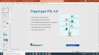 семинар «Структура ITIL 4.0 и сертификаций»