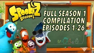 🌟  Spookiz  🌟 | ★ FULL EPISODE 1-26 SEASON 1 COMPILATION | (Season 1) ★ Videos For Kids 스푸키즈