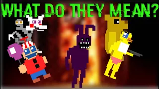 FNAF Theory: What Do The FNAF 3 Minigames Mean? (Five Nights At Freddy's)