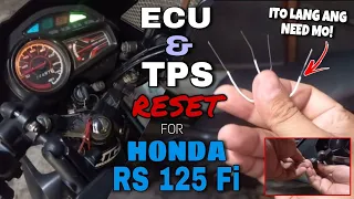 ECU and TPS Reset for Honda RS 125 FI | DIY Tutorial Video