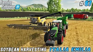 Proven Practices Hay Making and Soybean Harvesting | Italian Farm | Farming simulator 22 | ep #67