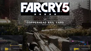 Far Cry 5 - Clearing Outposts - UNDETECTED - Copperhead Railyard - Holland Valley