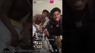 NBA YoungBoy And Ben 10 Listening To His Unreleased Music