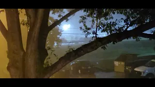 Tulsa  Derecho storm 100 MPH winds early morning Father`s Day   Tulsa 6-18-2023