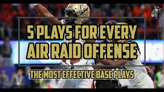 5 Plays for Every Air Raid Offense: The Most Effective Base Plays