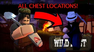 ALL TREASURE CHEST LOACATIONS | The Wild West Roblox