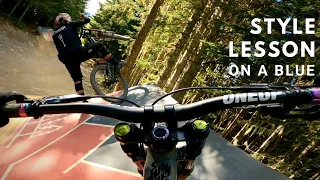 This Man's Style is Unique and Intense! Shredding Whistler Bike Park