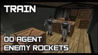 GoldenEye 007 Enemy Rockets Walkthrough Part 14 Train 00 Agent