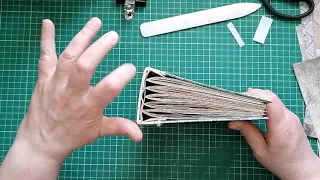 Hard Cover Junk journal Tutorial - Part 3 - Gluing in the Signatures and Finishing the inside Covers